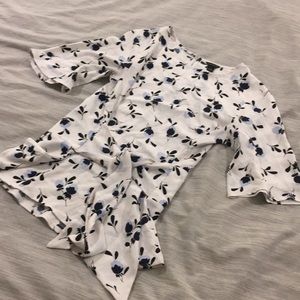 White chiffon blouse